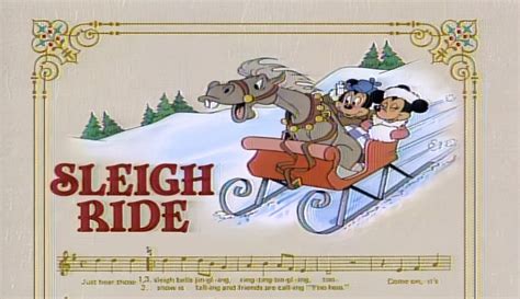 Disney Sing Along Song | Sleigh Ride | Mickey Mouse | Christmas - Sam's Disney Diary