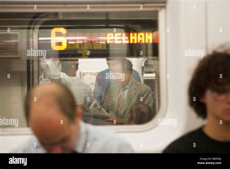 people of new york city in the subway Stock Photo - Alamy