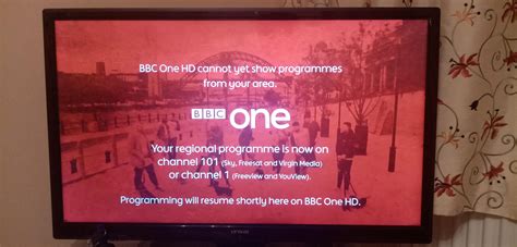 The different video clips BBC One shows with a red filter when there ...