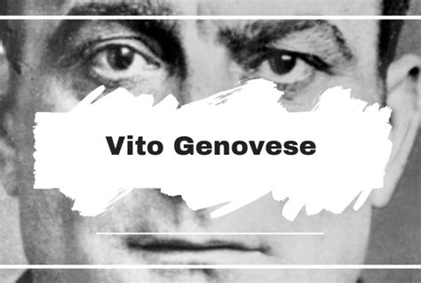 Vito "Don Vito" Genovese Biography - National Crime Syndicate