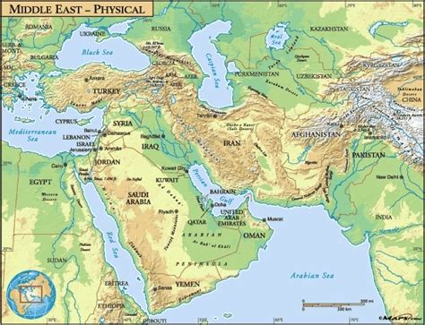 West Asia Middle East Map | Sexiz Pix