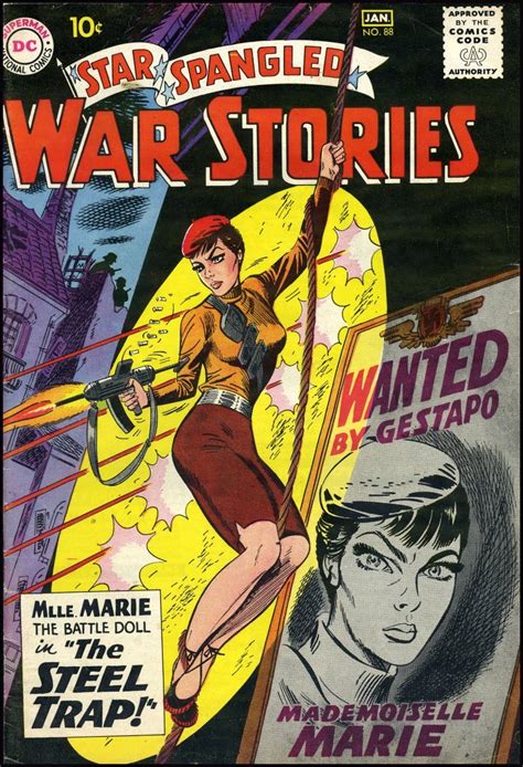 greatcomicbookcovers: “ Star Spangled War Stories #88, by Jerry Grandenetti (Featuring Mlle ...