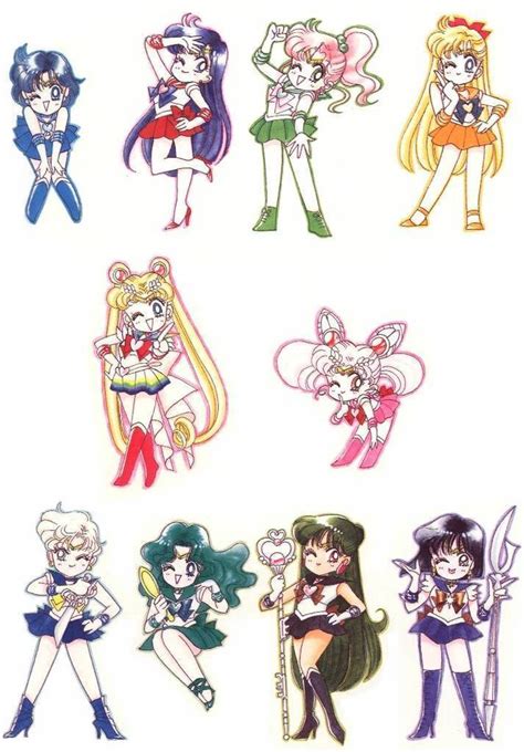 Chibis de Sailor Moon