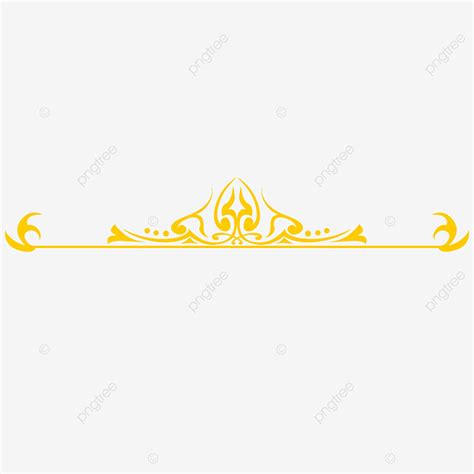 Gold Dividers Vector Art PNG, Gold Dividing Line Png And Vector, Border, Golder, Gold Border PNG ...