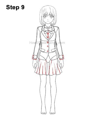 How To Draw Anime School Uniforms - Phaseisland17