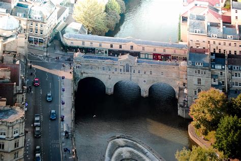 Pulteney Bridge Aerial - The Lettered Cottage