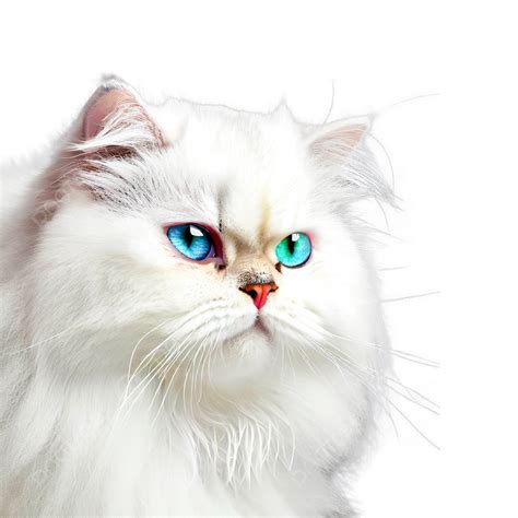 Isolated Cat On White Background, Cat, White, White Cat PNG Transparent ...