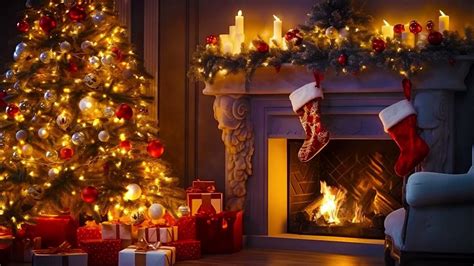 Christmas Jazz X Fireplace 🎄 Soothing Jazz Christmas Songs for ...