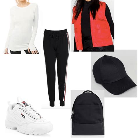 Class to Night Out: White Fila Sneakers - College Fashion