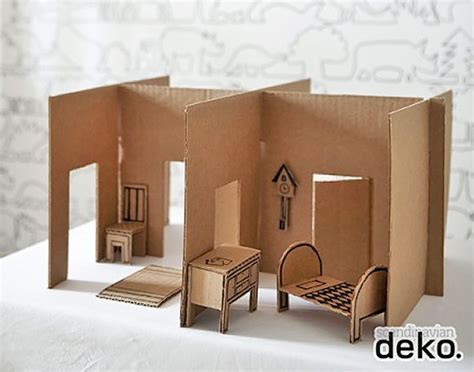 6 Ways To Make A Cardboard Dollhouse | Handmade Charlotte