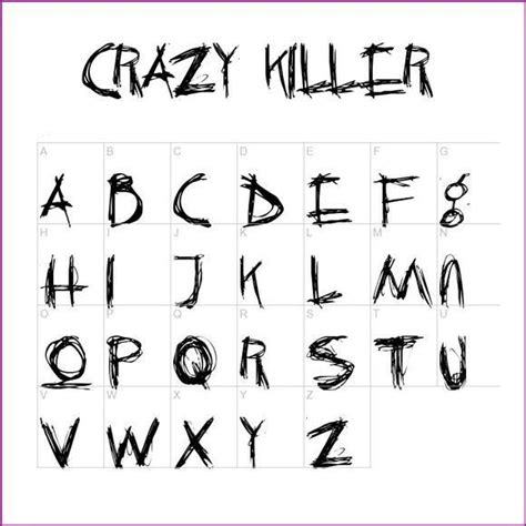 Halloween & Scary Stuff image by Michelle Johnson | Creepy font, Fonts to draw, Lettering alphabet