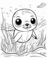 Seals Coloring Pages sketch template