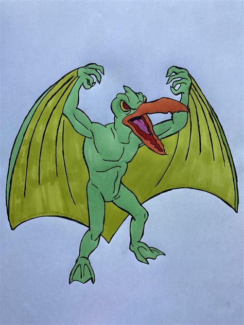 Hello! I drew The Pterodactyl Ghost from The Scooby Doo Show! : r/Scoobydoo