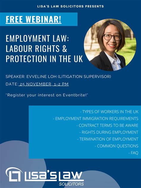 Employment Law Webinar – Labour Rights and Protection in the UK | Lisa ...