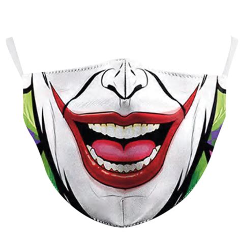 The Joker Washable Cotton Face Mask for Adults in 2021 | Joker face, Joker smile, Face masks for ...