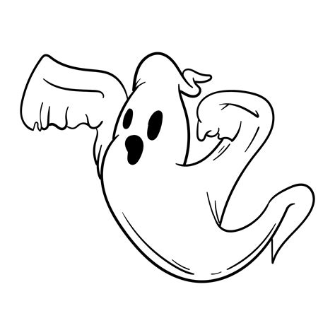 Halloween Ghost Template - 20 Free PDF Printables | Printablee