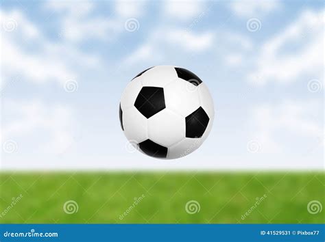 Kick off soccer concept stock image. Image of ball, meadow - 41529531