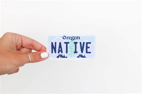 Oregon License Plate Sticker – Kulana Stickers