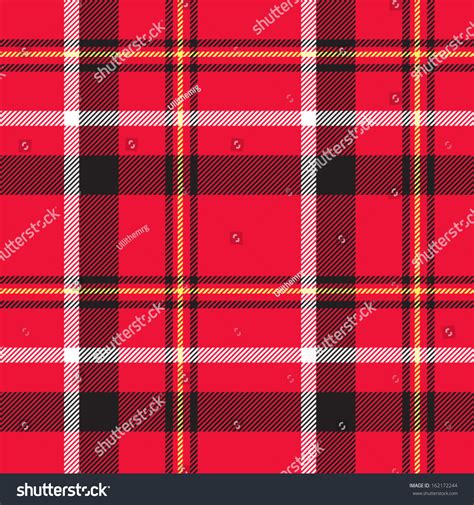 Tartan Pattern. Scottish Traditional Fabric Seamless Vector. - 162172244 : Shutterstock