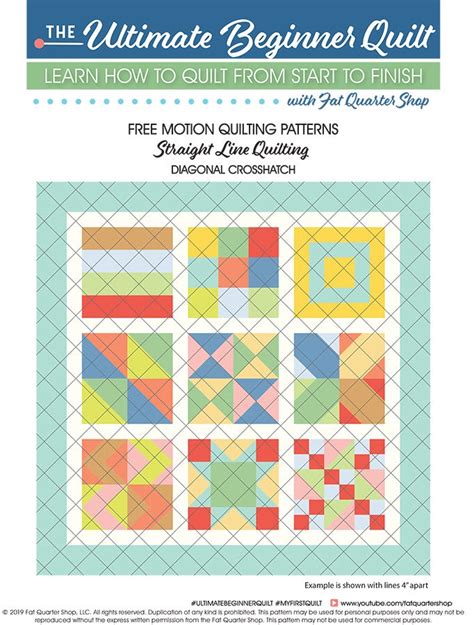 Free Motion Quilting Patterns | Free PDF by Fat Quarter Shop | Fat Quarter Shop