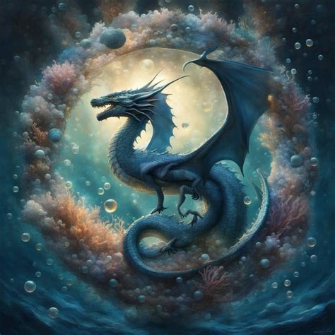 Dragon ocean by BestCreatAI on DeviantArt