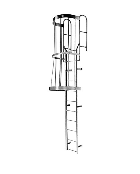 Cotterman Fixed Ladder F Series – Fully Assembled - Factory Equipment