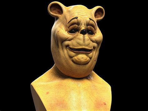 Winnie the Pooh Blood and Honey Bust 3D model 3D printable | CGTrader