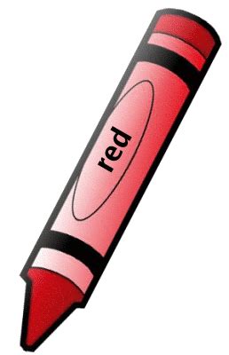 crayon red 1 | RED | Pinterest | Crayons, Teaching colors and Clip art