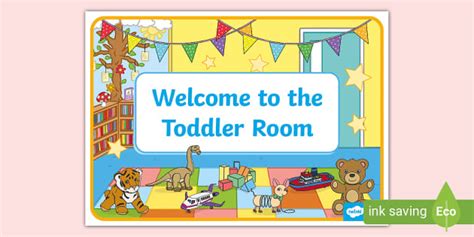 Welcome to the Toddler Room Display Poster (teacher made)