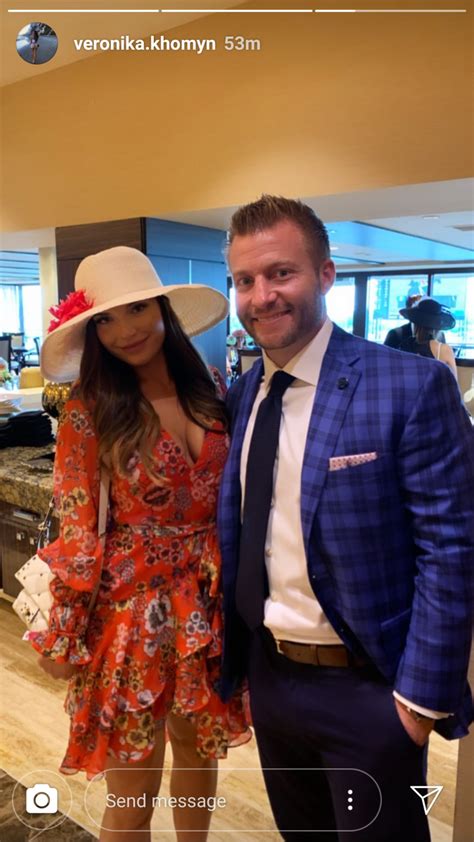 Sean McVay and His Girlfriend Veronika Khomyn Hit Up Churchill Downs ...