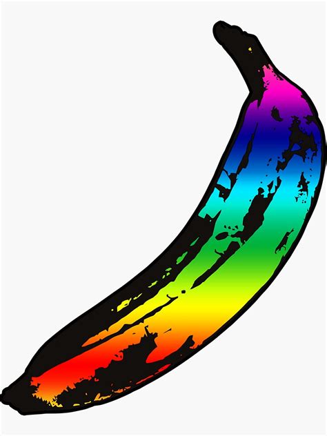 "Rainbow Banana" Sticker for Sale by carteblantze | Redbubble