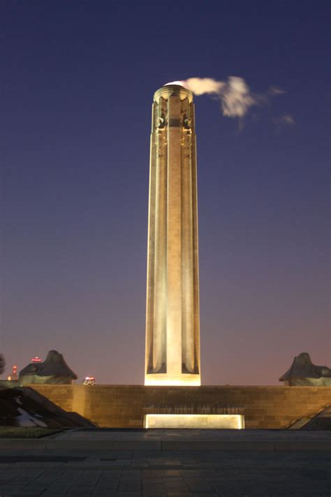 A cold night in Liberty Memorial, Kansas City | Kansas city, City, Cold ...