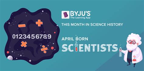 This Month in Science History – Scientists Born in April