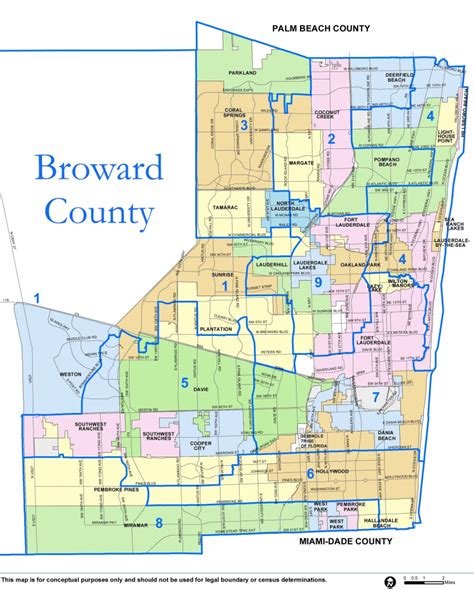 Broward County Map - Check Out The Counties Of Broward - Dania Beach ...