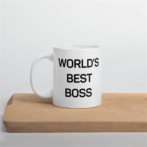 World's Best Boss Mug Funny Coffee Mug Printed Both - Etsy UK