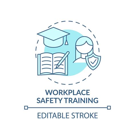 Workplace safety training concept icon 1892996 Vector Art at Vecteezy