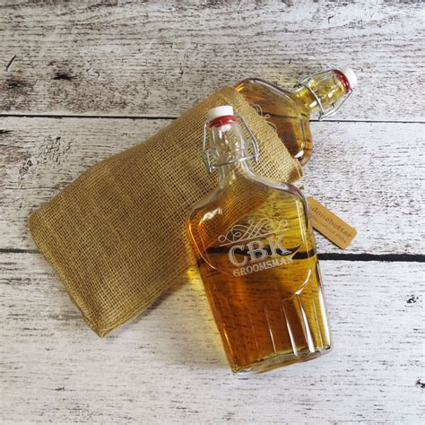 Personalized Large Glass Whiskey Flask – donebetter