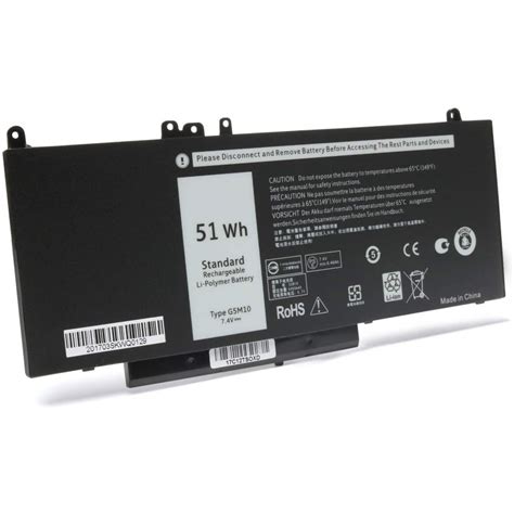 Generic Laptop Battery for Dell Latitude E5450 E5550 7V69Y 6MT4T R9XM9 ...