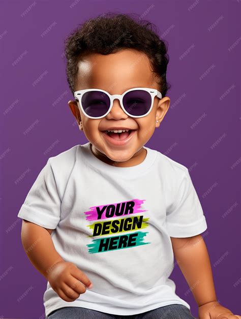 Premium PSD | Baby tshirt mockup design