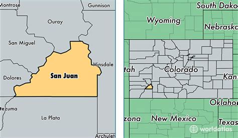 San Juan County Colorado Map - Map