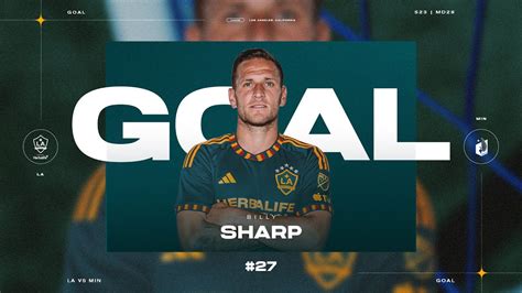 Billy Sharp Scores For The LA Galaxy - YouTube