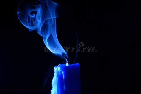 Blue Candle Stock Photography - Image: 8780652