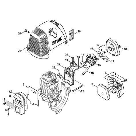 Stihl HT 101 Pole Pruner (HT101) Parts Diagram, Muffler