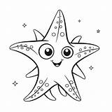 How To Draw Cartoon Starfish Drawing And Coloring For Kids sketch template