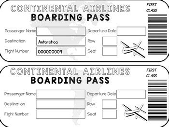 Boarding Pass Template For Kids, Airline Ticket Template Doliquid Pertaining To Plane With Plane ...