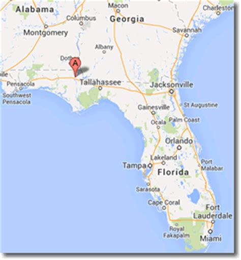 Map Of Marianna Florida - United States Map