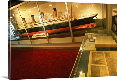 England, Liverpool, Merseyside Maritime Museum, ship model of the ...