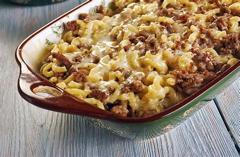 Cheesy Beef & Macaroni Casserole | Pasta