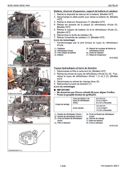 Kubota B2320, B2620, B2920 Tractor Workshop Service Manual