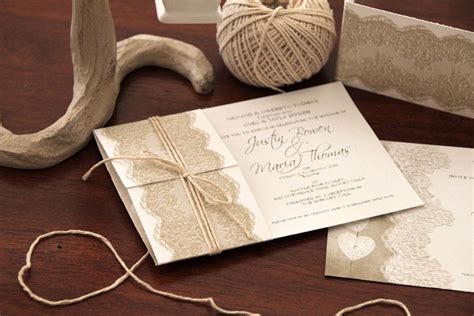 Items similar to Printable Wedding Invitations - VINTAGE LACE - P… | Lace wedding invitations ...